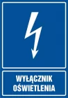 Wyłącznik oświetlenia - znak elektryczny