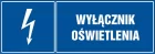 Wyłącznik oświetlenia - znak elektryczny