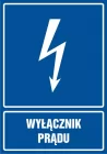 Wyłącznik prądu - znak elektryczny