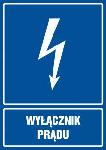 Wyłącznik prądu - znak elektryczny