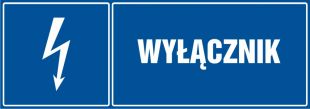 Wyłącznik - znak elektryczny