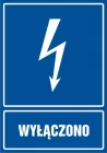 Wyłączono - znak elektryczny