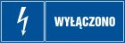 Wyłączono - znak elektryczny