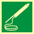 Wyrzutnia linki ratunkowej - znak morski - FB054