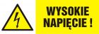 Wysokie napięcie! - znak elektryczny