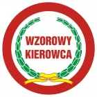 Wzorowy kierowca - znak, naklejka samochodowa - SC004