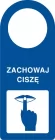Zachowaj ciszę - zawieszka na drzwi - TC002