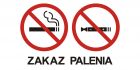 Zakaz palenia tytoniu i papierosów elektronicznych 1 - znak zakazujący, informujący - NE032