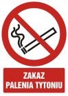 Zakaz palenia tytoniu - znak bhp zakazujący - GC053