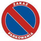 Zakaz parkowania - znak PCV