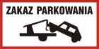 Zakaz parkowania - znak PCV