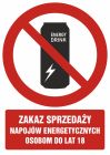 Zakaz sprzedaży napojów energetycznych osobom do lat 18