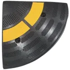 Zakończenie, narożnik gumowego podjazdu pod krawężnik 10cm - Pod 07 Zakończenie, narożnik gumowego podjazdu pod krawężnik 10cm