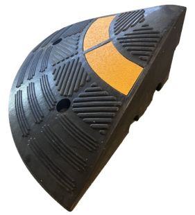 Zakończenie, narożnik gumowego podjazdu pod krawężnik 15cm