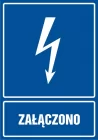 Załączono - znak elektryczny