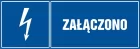 Załączono - znak elektryczny