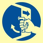 Zamknąć włazy - znak morski - FC002