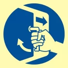 Zamknąć włazy - znak morski - FC002