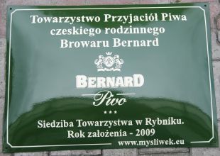 Zamów - Szyld, tablica blaszana emaliowana tabliczka - wg projektu na zamówienie