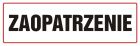 Zaopatrzenie - znak informujący - ND006