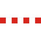Zapora drogowa, bariera U-20a metalowa tablica - pojedyncza