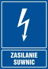 Zasilanie suwnic - znak elektryczny