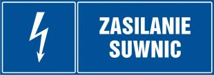 Zasilanie suwnic - znak elektryczny