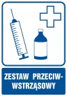 Zastaw przeciwwstrząsowy - znak informacyjny - RF022