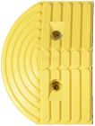 Zastępczy element progu podrzutowego LPP - zakończenie - 35,5x26x5,5 cm, żółte