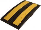 Zastępczy element progu zwalniającego PZ-98 - środek - 98x50x5 - żółto-czarny