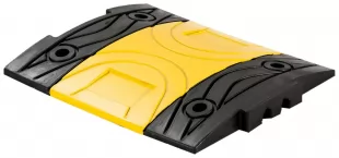 Zastępczy element progu zwalniającego Salamandra - środek - 42x50x5 - żółto-czarny