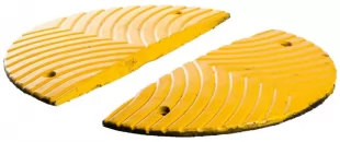 Zastępczy element progu zwalniającego SLOWLY 3 - zakończenie - 50x25x3 - żółte