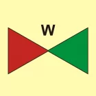 Zawór głównego odcinka przeciwpożarowego - znak morski - FI066