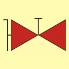 Zawór hydrantowy dla instalacji gaśniczej wodnej - znak morski - FA052