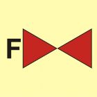 Zawór odcinający na systemie instalacji gaśniczej pianowej - znak morski - FA016