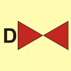 Zawór odcinający na systemie zraszania - znak morski - FA026