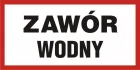 Zawór wodny - znak informacyjny - PB114