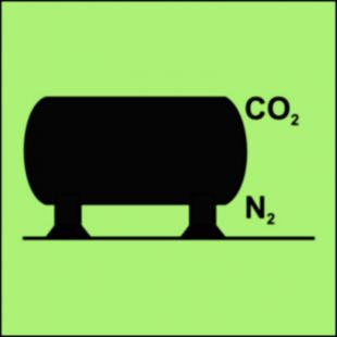 Zbiornik instalacji CO2 / N2 - znak morski - FA063