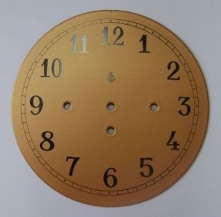 Zegar, tablica okrągła tabliczka - blacha emaliowana - wg projektu, na zamówienie