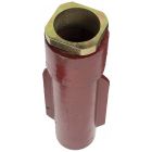 Żeliwna tuleja montażowa, gniazdo do słupka, rury fi 60/76mm - kompletny zestaw