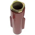 Żeliwna tuleja montażowa, gniazdo do słupka, rury fi 60/76mm - kompletny zestaw