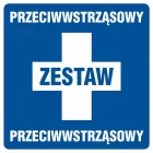 Zestaw przeciwwstrząsowy - znak informacyjny - PA028