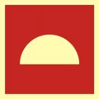 Zestaw sprzętu pożarowego - znak przeciwpożarowy ppoż - BA005