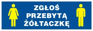 Zgłoś przebytą żółtaczkę - znak informacyjny - PA029