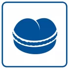 Zimny bufet - znak informacyjny - RA028