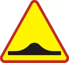 Znak A-11a Próg zwalniający - drogowy ostrzegawczy