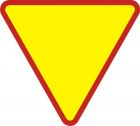 Znak A-7 Ustąp pierwszeństwa - drogowy ostrzegawczy