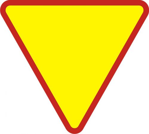 Znak A-7 Ustąp pierwszeństwa - drogowy ostrzegawczy - Znak stop a ustąp pierwszeństwa – co oznaczają znaki B-20 i A-7 na drodze?