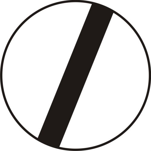 Znak B-42 Koniec zakazów - drogowy zakazu - Koniec zakazów – co oznacza znak B-42?