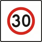 Znak B-43 Strefa ograniczonej prędkości - drogowy zakazu